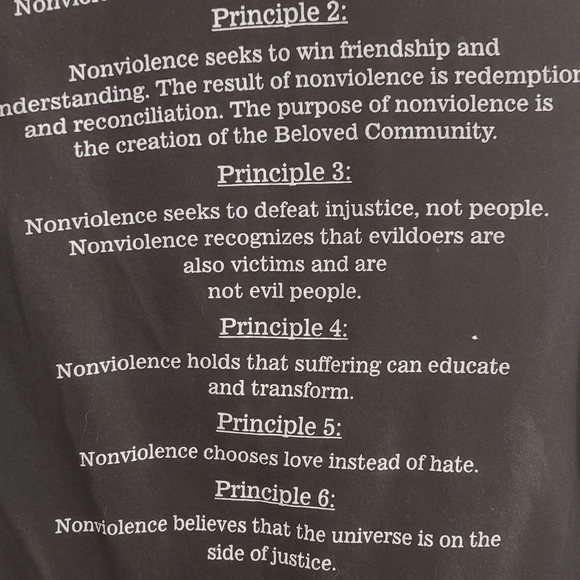 Black Graphic V-Neck Women Top - Picture 4 of 5